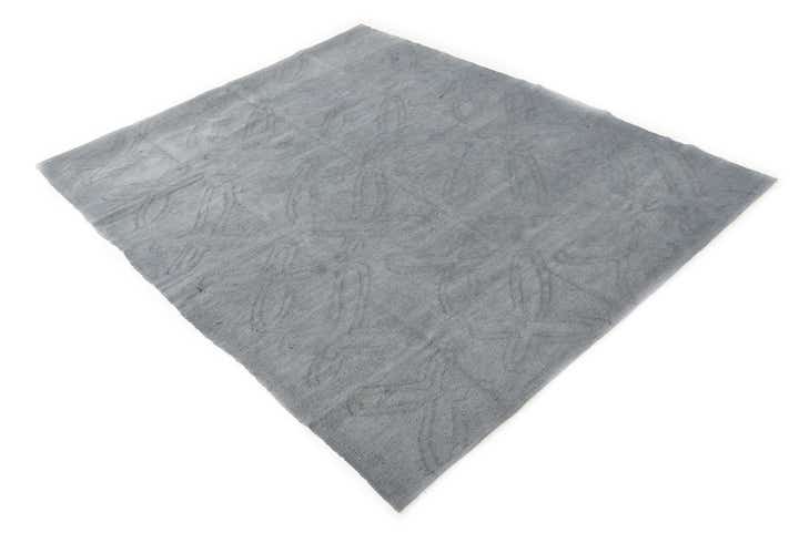 5' 3 x 6' 5 Hand Woven Kilim Modern Wool Square Rug