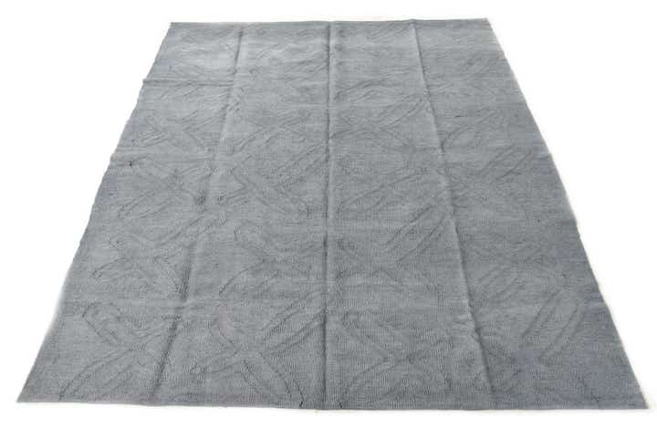5' 3 x 6' 5 Hand Woven Kilim Modern Wool Square Rug