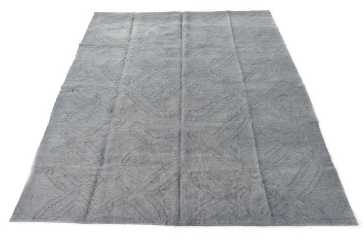 Detail image of 5' 3 x 6' 5 Hand Woven Kilim Modern Wool Square Rug