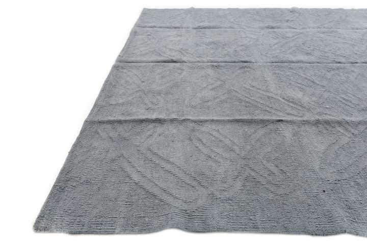 5' 3 x 6' 5 Hand Woven Kilim Modern Wool Square Rug