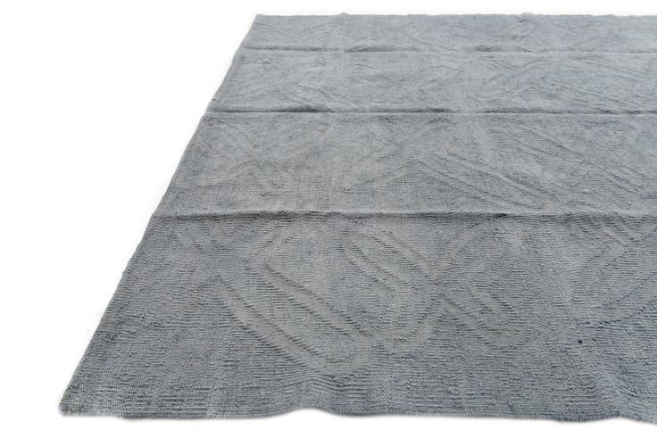 Detail image of 5' 3 x 6' 5 Hand Woven Kilim Modern Wool Square Rug
