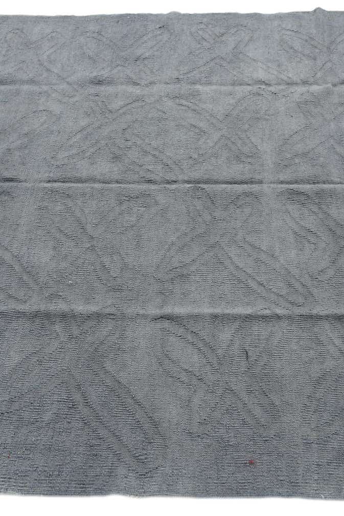 5' 3 x 6' 5 Hand Woven Kilim Modern Wool Square Rug