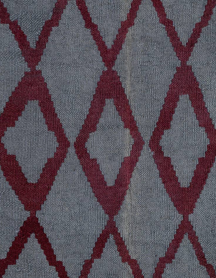 Detail image of 6' 3 x 7' 10  Hand Woven Kilim Modern Wool Square Rug