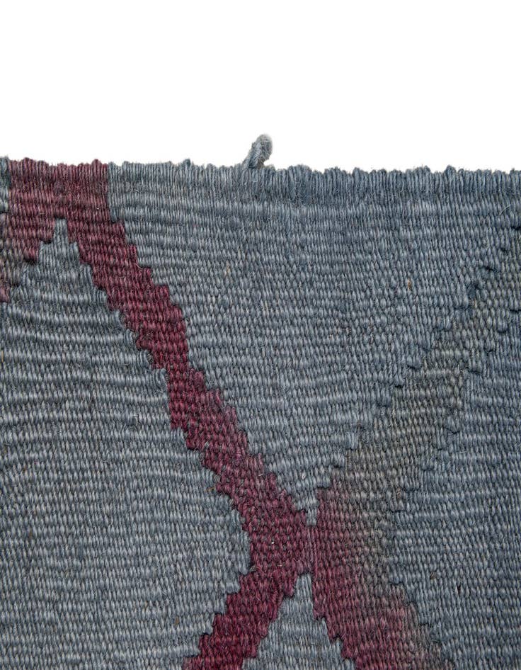 Detail image of 6' 3 x 7' 10  Hand Woven Kilim Modern Wool Square Rug