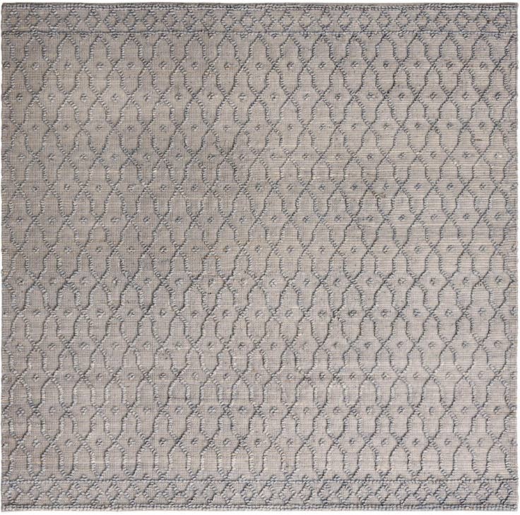 Detail image of 7' 10 x 7' 10 Hand Woven Larsa Jute Square Rug