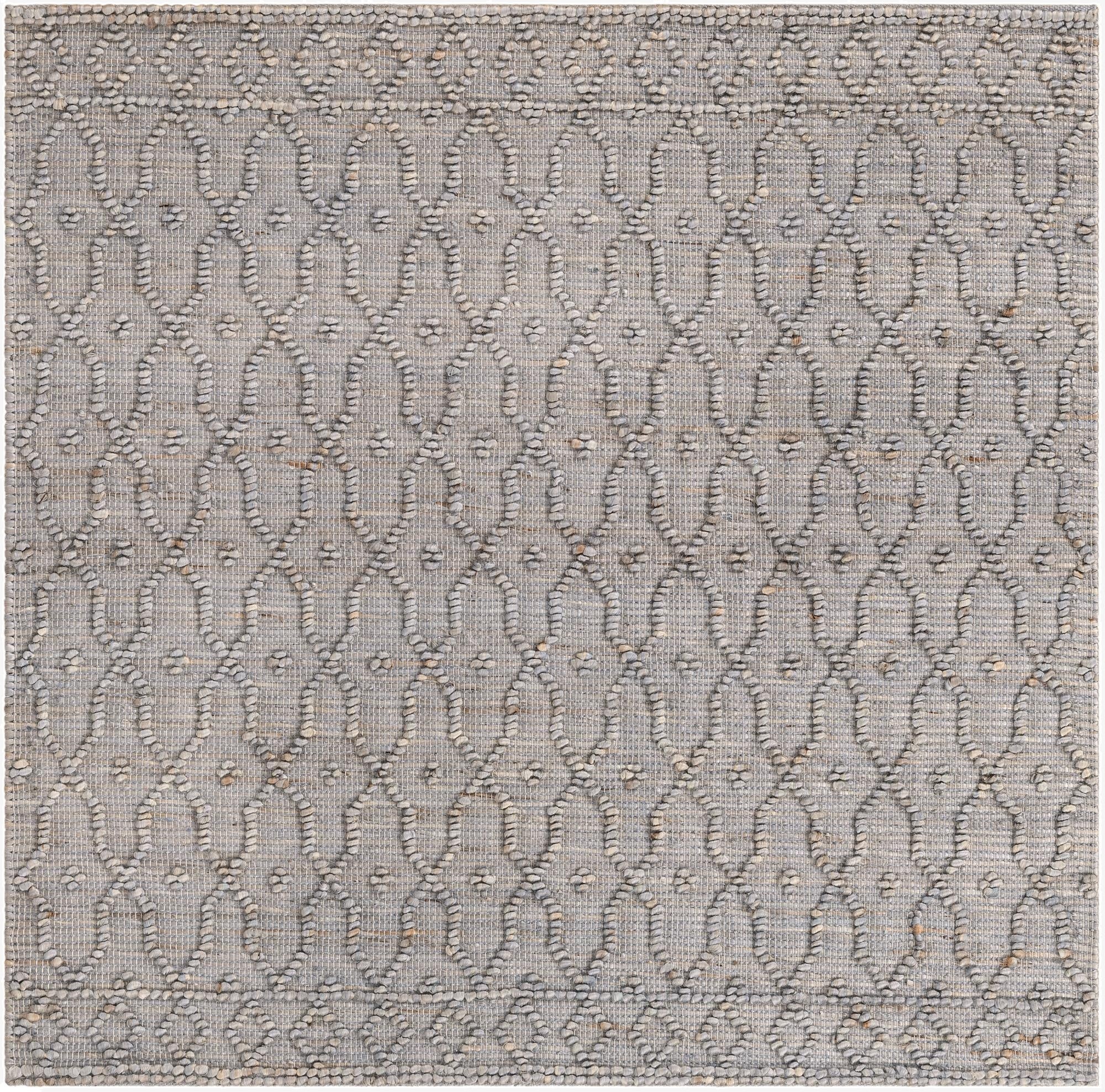 160cm x 160cm  Hand Woven Larsa Jute Square Rug