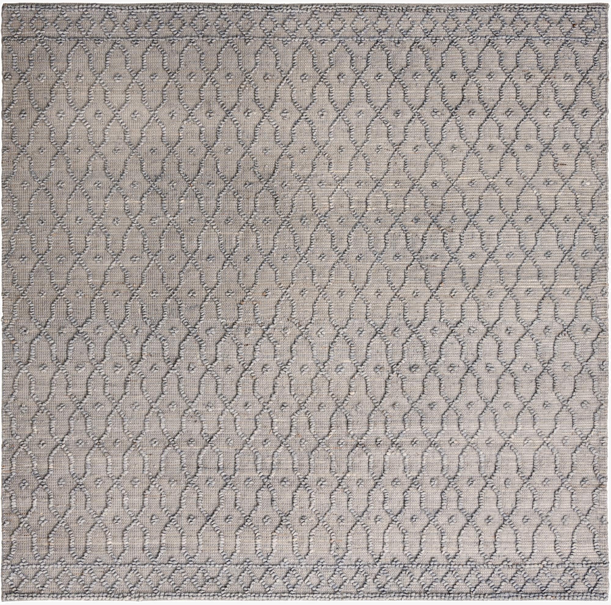 7' 10 x 7' 10  Hand Woven Larsa Jute Square Rug