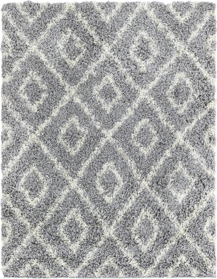 Detail image of 4' x 4' Lattice Shag Square Rug