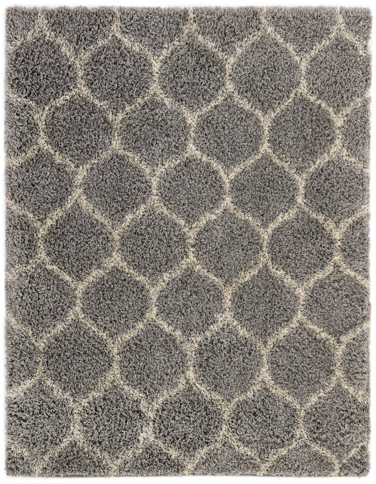 Detail image of 6' x 6' 6 Lattice Shag Square Rug