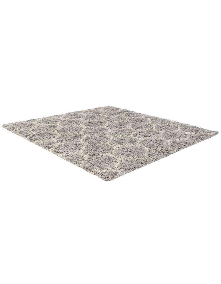 6' x 6' 6 Lattice Shag Square Rug