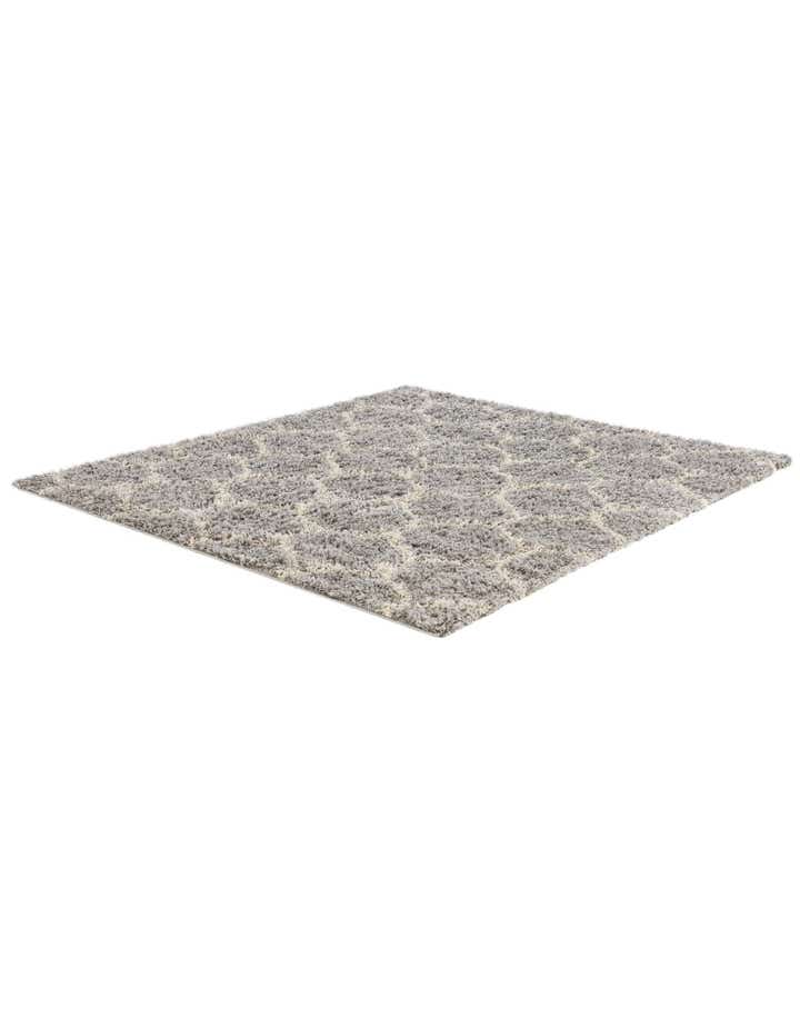 6' x 6' 6 Lattice Shag Square Rug