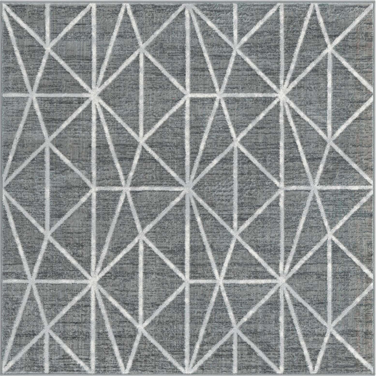 5' 3 x 5' 3 Lattice Trellis Square Rug