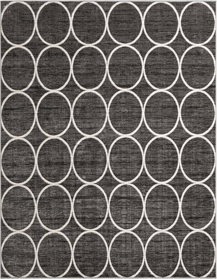 Detail image of 10' x 10' Lattice Trellis Square Rug