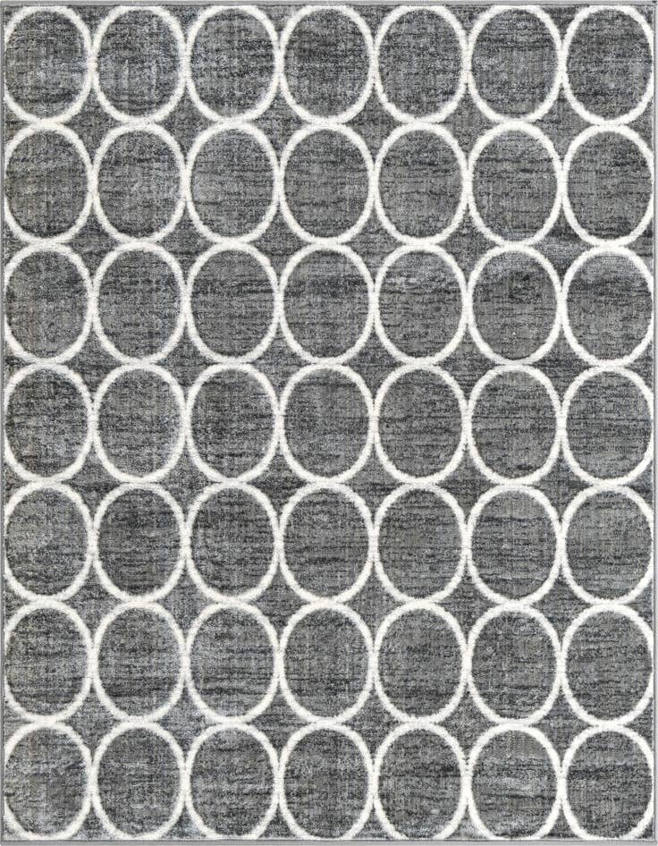 Detail image of 6' x 6' Lattice Trellis Square Rug