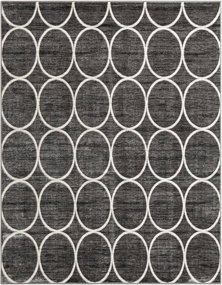 Detail image of 7' 10 x 7' 10 Lattice Trellis Square Rug