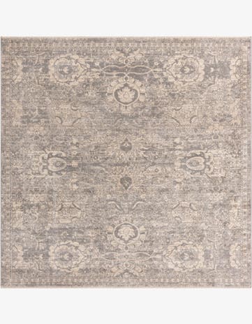 Gray Lola Square Rug