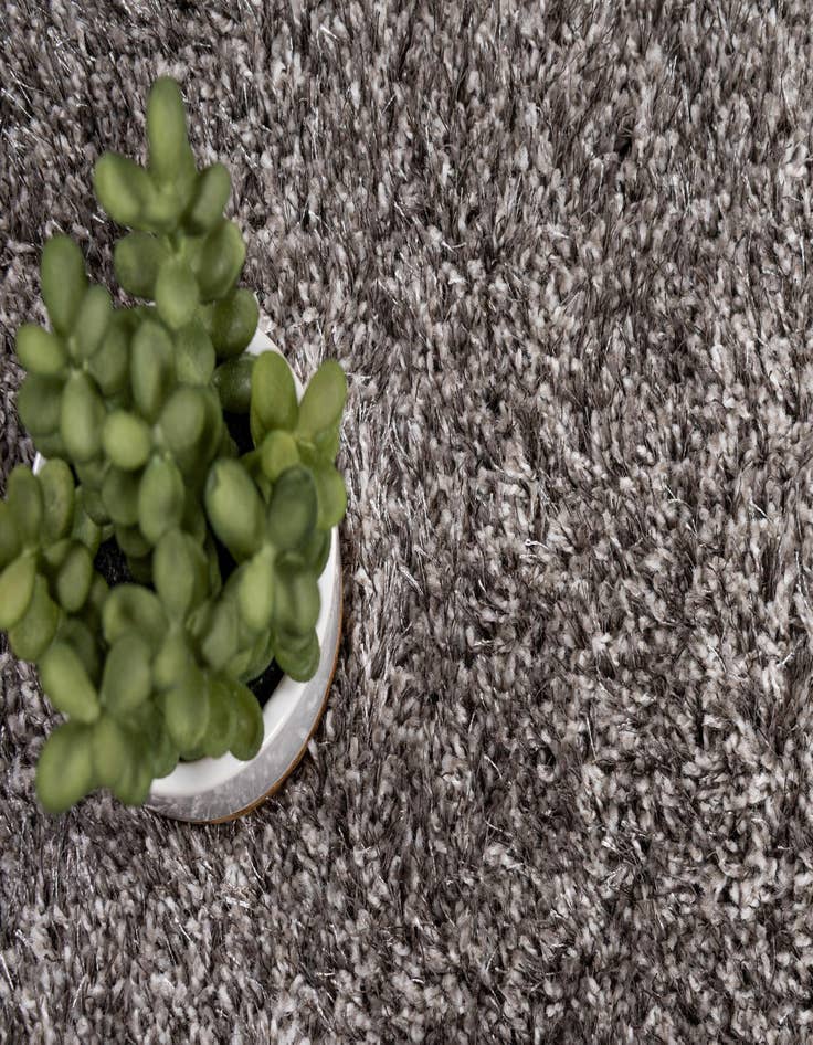 Detail image of 8' x 8' Luxe Solid Shag Square Rug