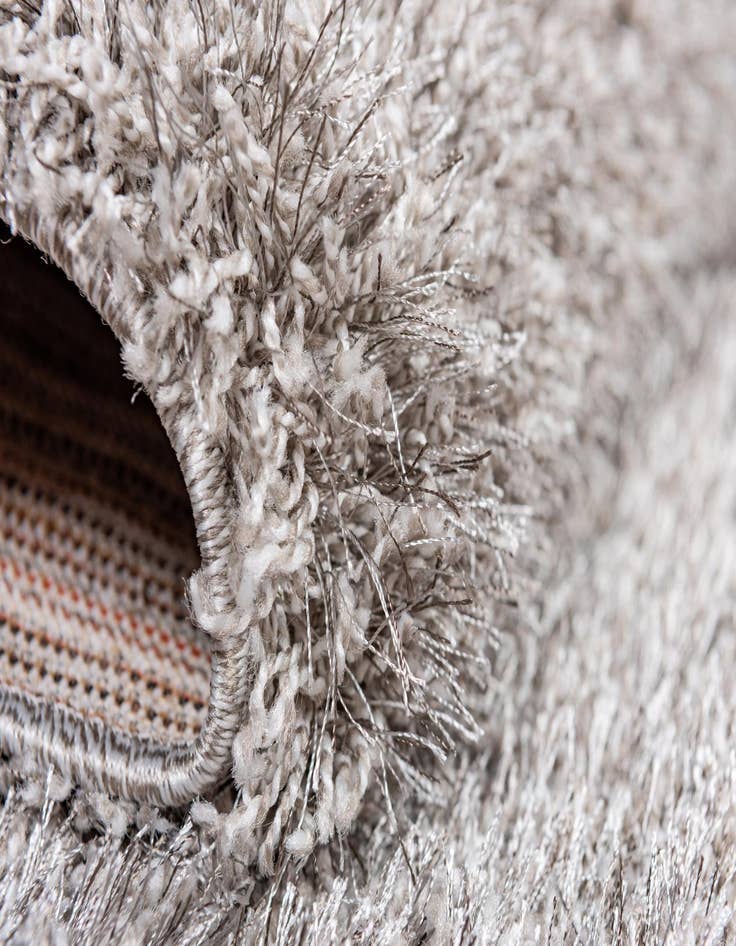 Detail image of 8' x 8' Luxe Solid Shag Square Rug