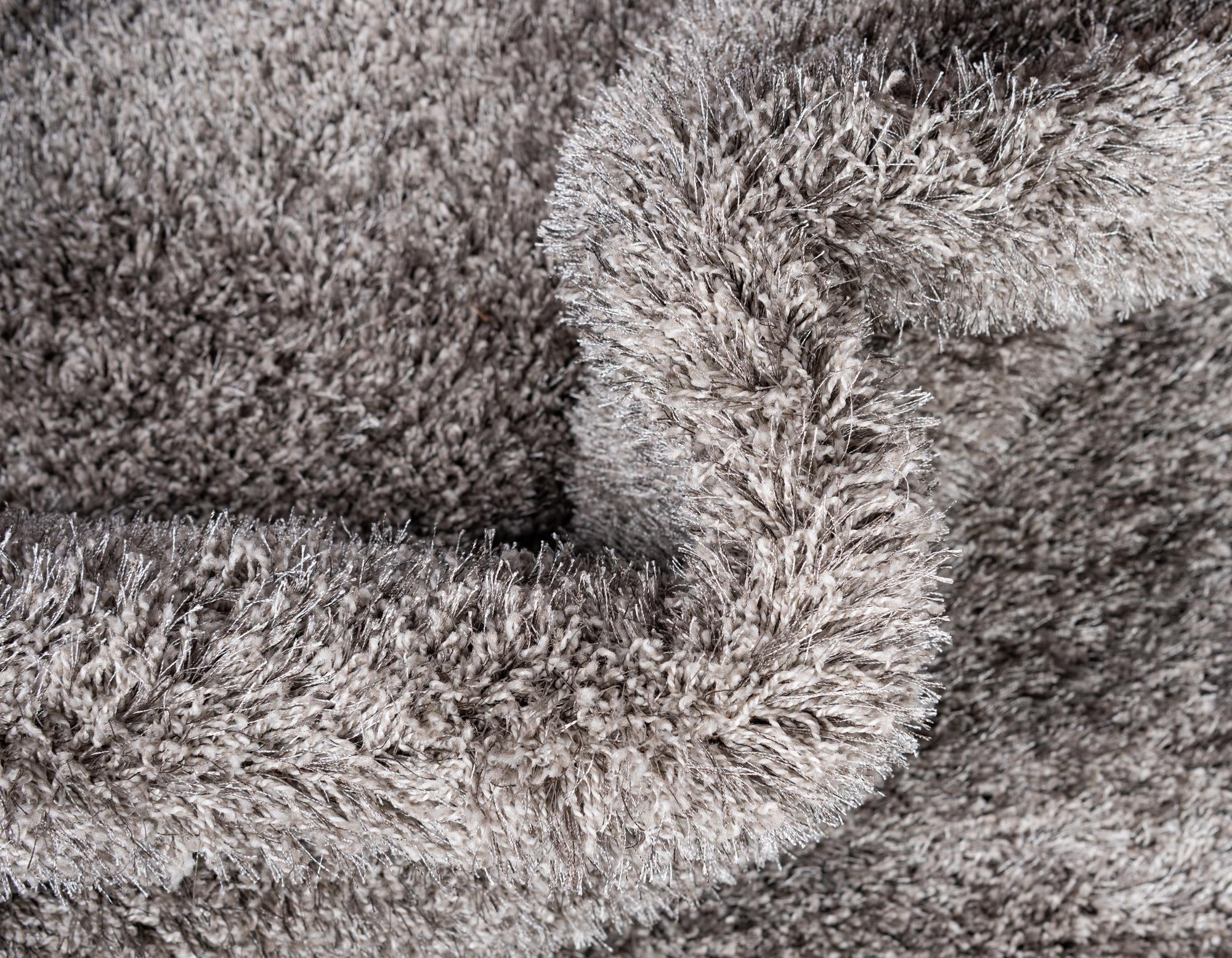 8' x 8' Luxe Solid Shag Square Rug