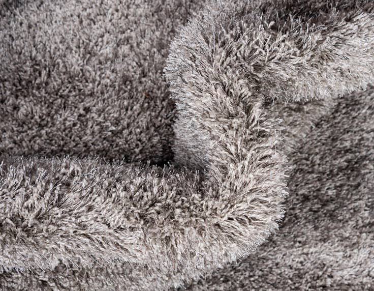 Detail image of 8' x 8' Luxe Solid Shag Square Rug