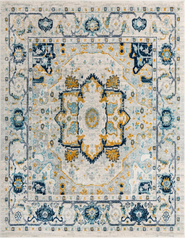 Detail image of 7' 10 x 7' 10 Madeline Vintage Square Rug
