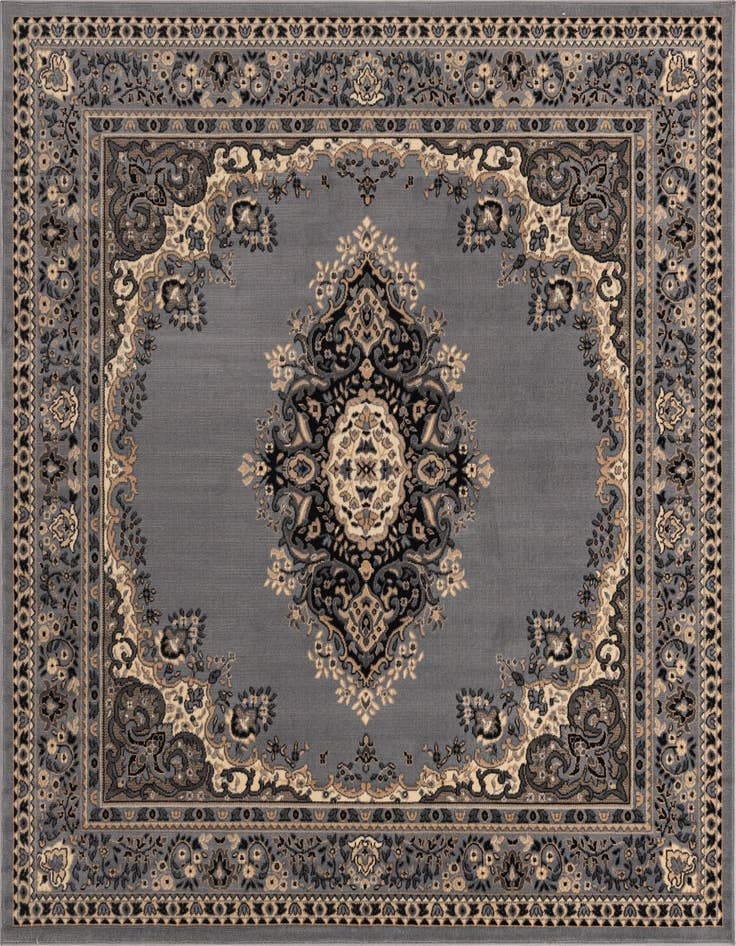 Detail image of 7' 10 x 7' 10 Mashad Design Square Rug