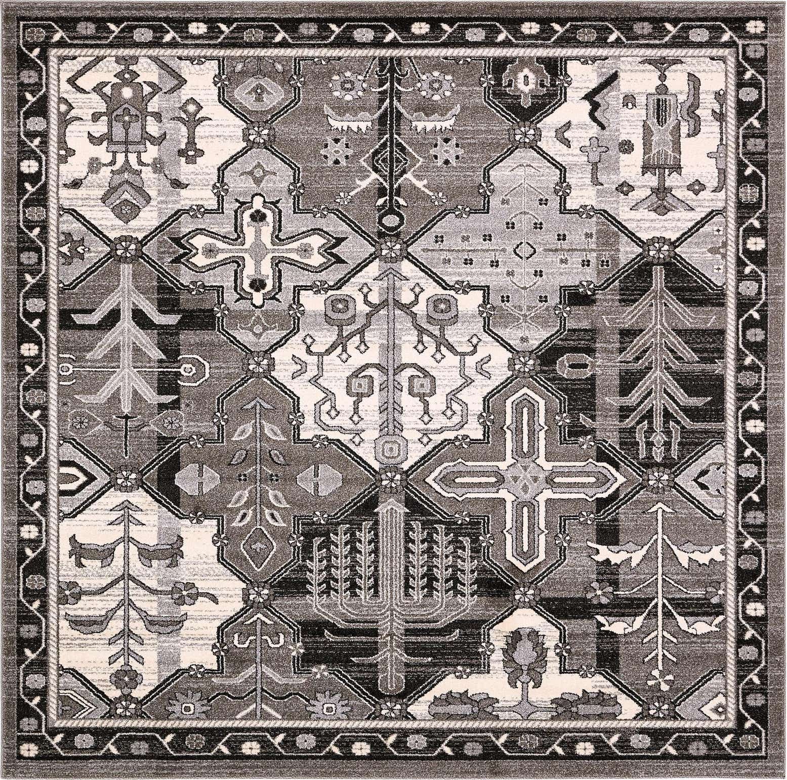 7' 10 x 7' 10 Miranda Square Rug