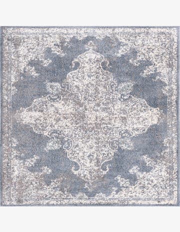 Gray Mojave Square Rug