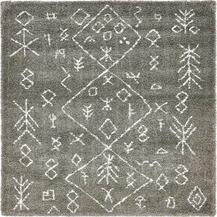 8' x 8' Moroccan Shag Square Rug