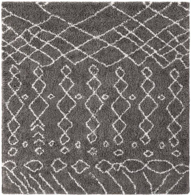 Detail image of 8' x 8' Moroccan Shag Square Rug