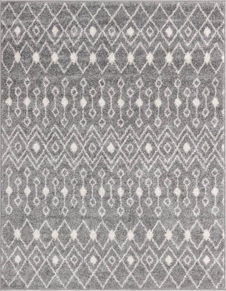 Detail image of 5' 3 x 5' 3 Moroccan Trellis Square Rug