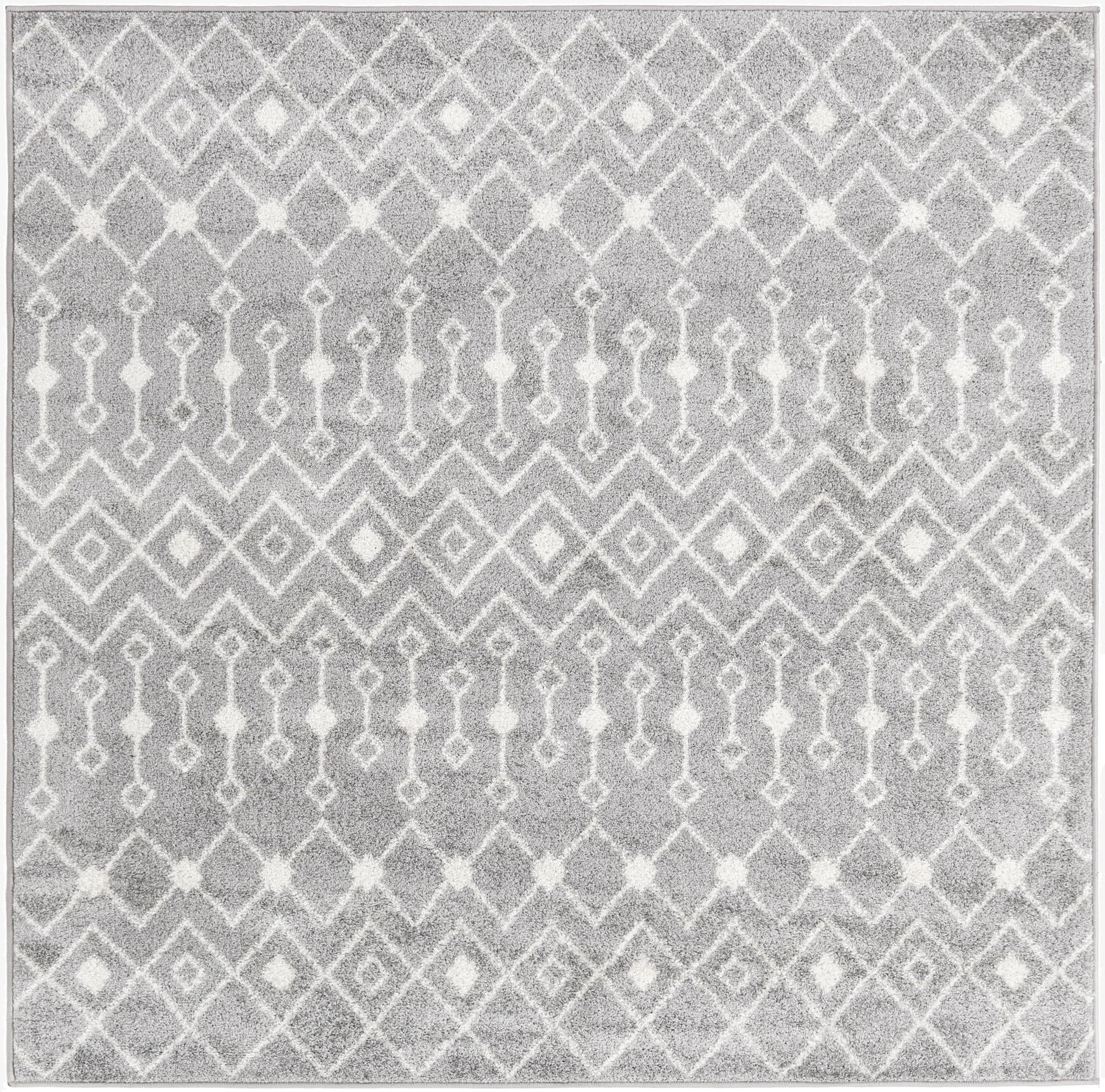 Primary image 6' x 6' Moroccan Trellis Square Rug