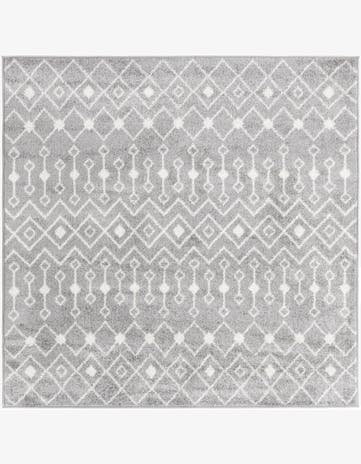 6' x 6' Moroccan Trellis Square Rug