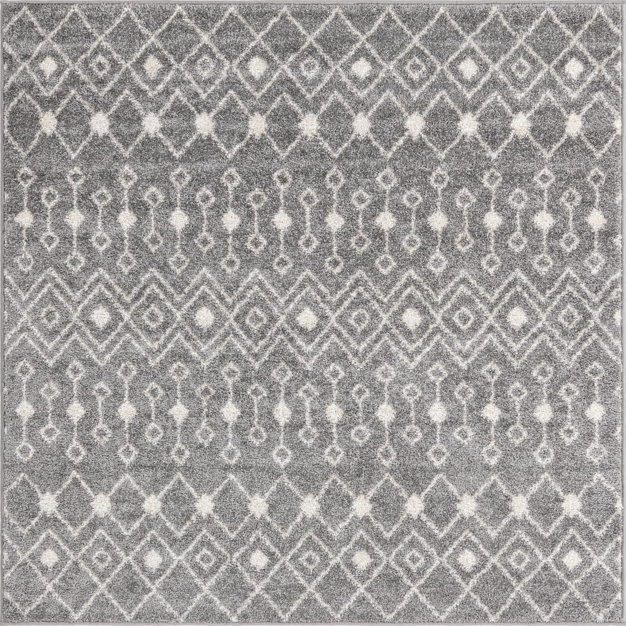 Primary image 5' 3 x 5' 3 Moroccan Trellis Square Rug