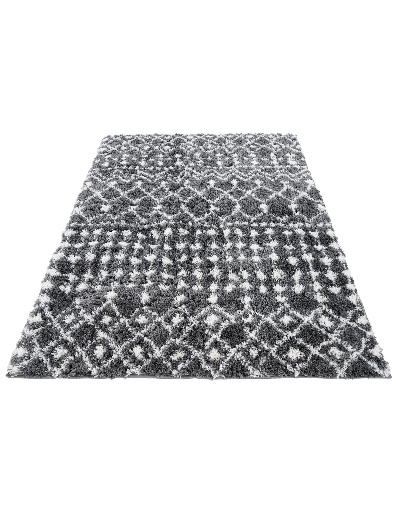4' x 4' 9 Moroccan Trellis Shag Square Rug