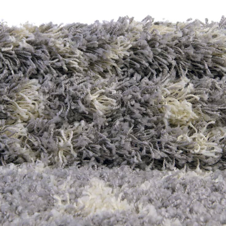 Detail image of 10' x 10' Moroccan Trellis Shag Square Rug