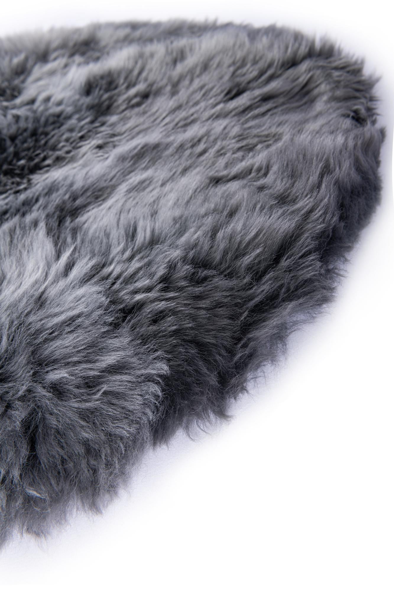 6' x 6' Natural Sheepskin Square Rug