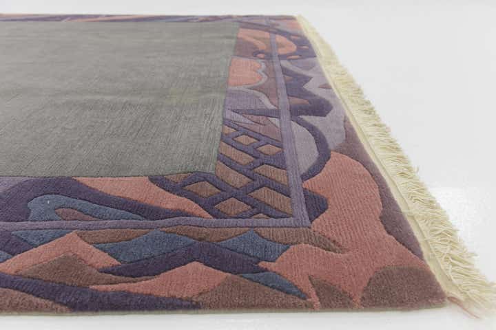 8' 2 x 8' 4 Hand Knotted Nepal Wool Square Rug