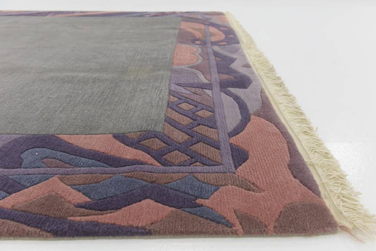 Detail image of 8' 2 x 8' 4 Hand Knotted Nepal Wool Square Rug