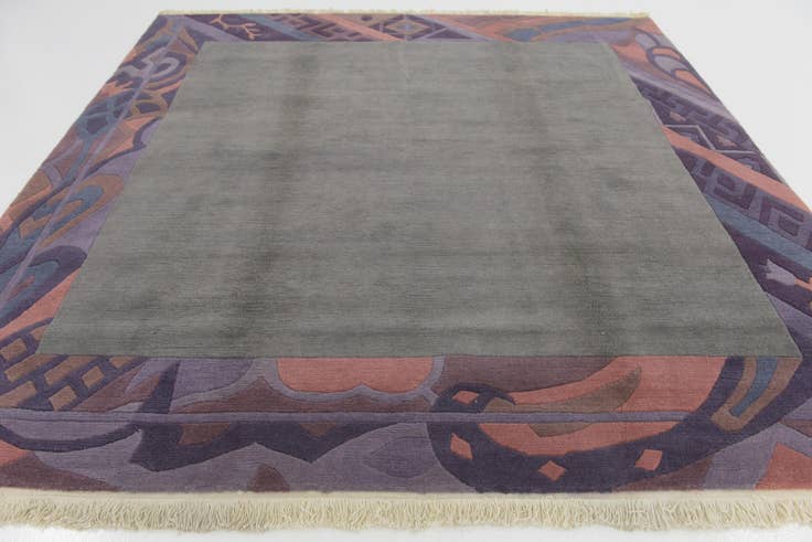 Detail image of 8' 4 x 8' 4 Hand Knotted Nepal Wool Square Rug