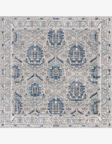 Gray Nyla Square Rug