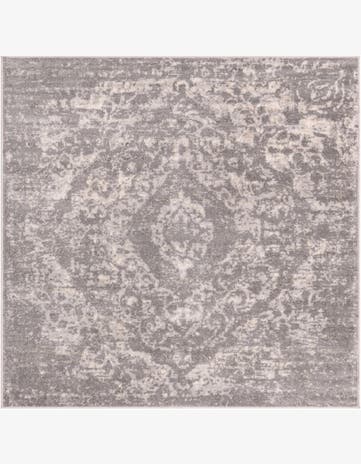 Gray Oregon Square Rug