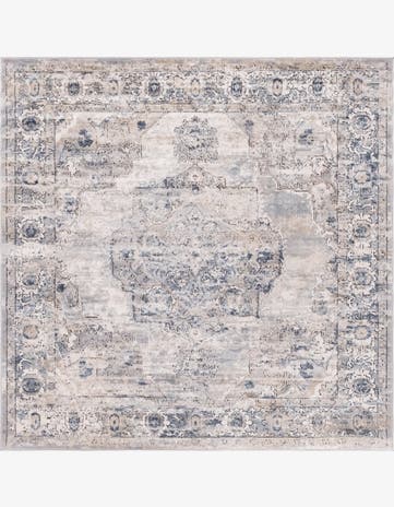 Gray Oregon Square Rug