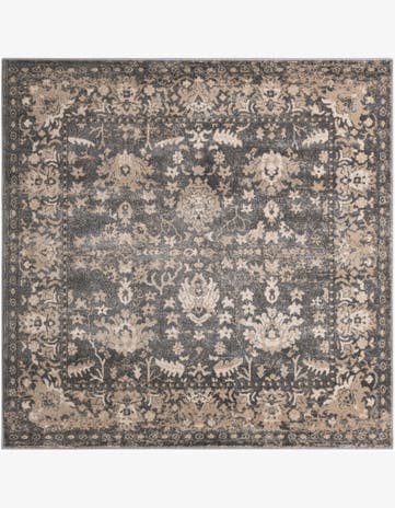 Gray Oregon Square Rug