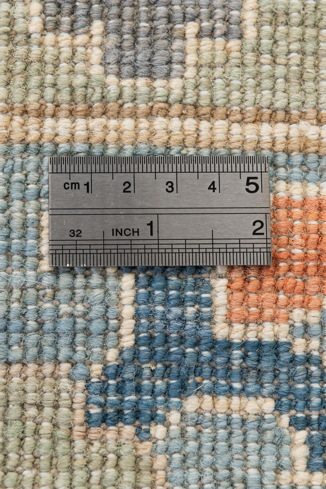 8' 2 x 8' 3 Hand Knotted Oushak Wool Square Rug