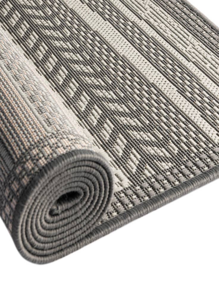 Detail image of 6' x 6'  Washable Border Indoor / Outdoor Square Rug