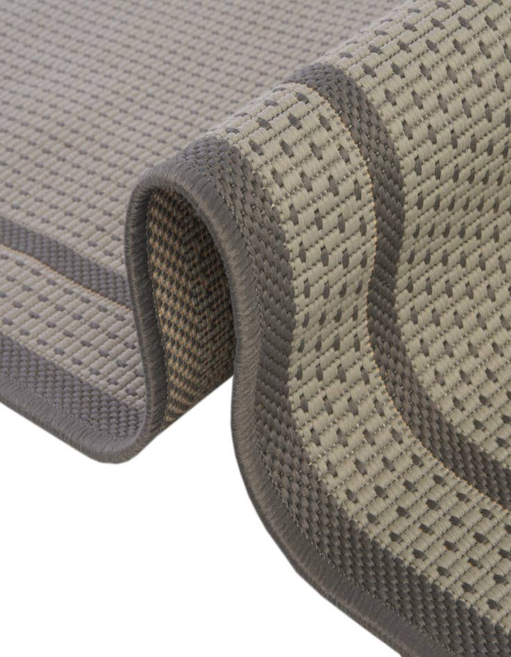 Detail image of 6' x 6'  Washable Border Indoor / Outdoor Square Rug