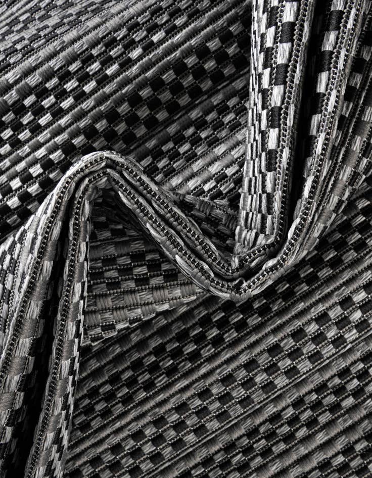 Detail image of 6' x 6' Easy-Clean Border Indoor / Outdoor Square Rug