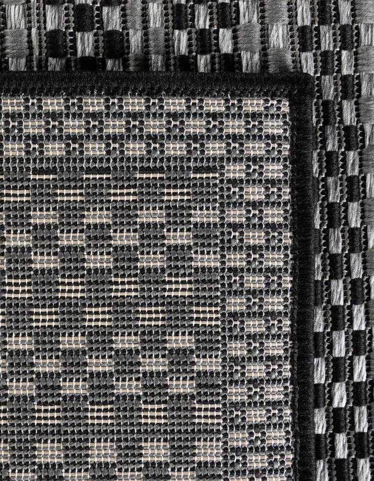 Detail image of 6' x 6' Easy-Clean Border Indoor / Outdoor Square Rug