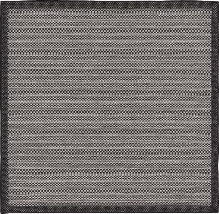 6' x 6' Easy-Clean Border Indoor / Outdoor Square Rug